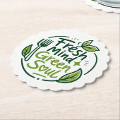 Dessous-de-verre En Papier esprit frais (Incliné)