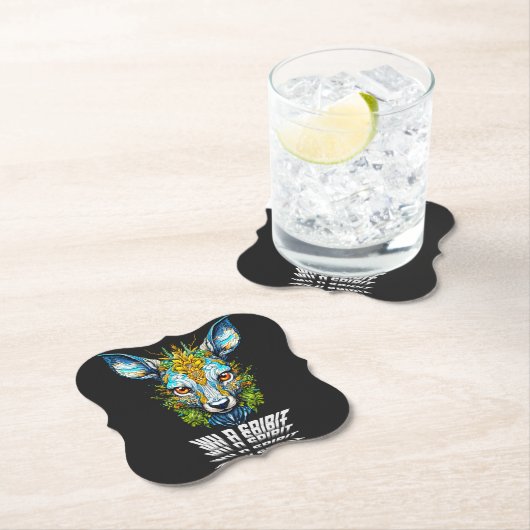 Dessous-de-verre En Papier Explorez l'instinct sauvage (En situation)