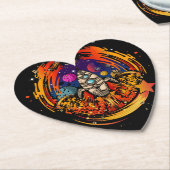 Dessous-de-verre En Papier Exploser le vaisseau spatial (Incliné)