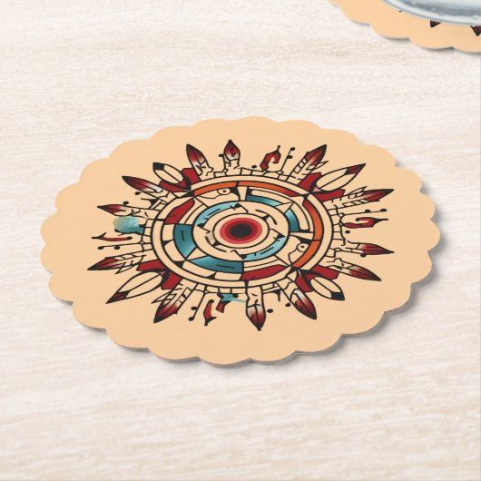 Dessous-de-verre En Papier "Faire écho à la Terre" (Incliné)