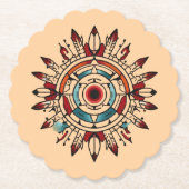 Dessous-de-verre En Papier "Faire écho à la Terre" (Devant)