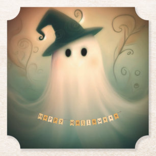 Dessous-de-verre En Papier Fantôme/Halloween/capricieux/chute