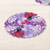 Dessous-de-verre En Papier Fée du soleil pourpre (Incliné)