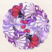 Dessous-de-verre En Papier Fée du soleil violet (Devant)