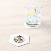 Dessous-de-verre En Papier Feliz Navidad Bitchachos Funny Skull Spanish Merry (En situation)