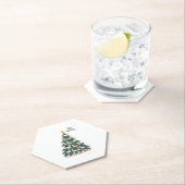 Dessous-de-verre En Papier Feliz Navidog Christmas Dog T-Shirt, Funny Cute Xm (En situation)