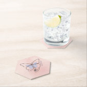 Dessous-de-verre En Papier Femme (En situation)