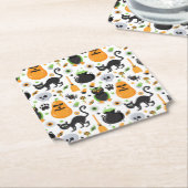 Dessous-de-verre En Papier Fête d'Halloween (Incliné)
