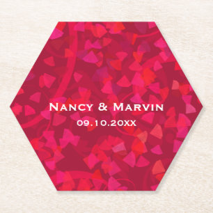 Dessous-de-verre En Papier Fête du 40e anniversaire du Mariage de Ruby person