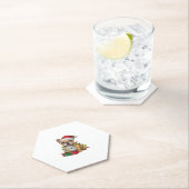 Dessous-de-verre En Papier Feu de Noël Feu de Noël Feu de Noël (En situation)