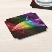 Dessous-de-verre En Papier Fierté de requin (Incliné)