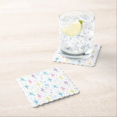 Dessous-de-verre En Papier Fille Ballerina Danseuse - Motif de ballet (En situation)