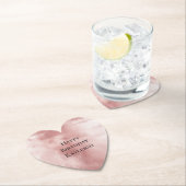 Dessous-de-verre En Papier Fille Glamour Fard Rose Anniversaire (En situation)