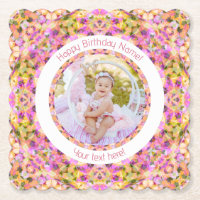 Filles Joyeux Anniversaire Été Rose Étoile Personn