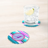 Dessous-de-verre En Papier Filles Patinage artistique (En situation)