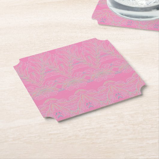 Dessous-de-verre En Papier Flèches douces  (Incliné)