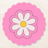 Dessous-de-verre En Papier Fleur (Devant)