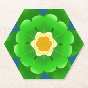 Dessous-de-verre En Papier Fleur Dessous de verre 1 par Black Lion Creations