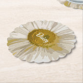 Dessous-de-verre En Papier Fleur marguerite (Incliné)