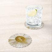 Dessous-de-verre En Papier Fleur marguerite (En situation)