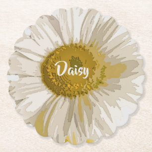 Dessous-de-verre En Papier Fleur marguerite