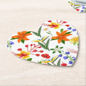 Dessous-de-verre En Papier Fleur sauvage (Incliné)