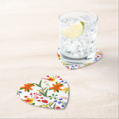 Dessous-de-verre En Papier Fleur sauvage (En situation)