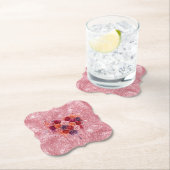Dessous-de-verre En Papier Fleurs (En situation)