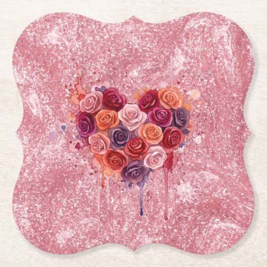 Dessous-de-verre En Papier Fleurs (Devant)