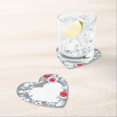 Dessous-de-verre En Papier fleurs (En situation)