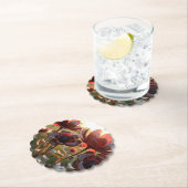 Dessous-de-verre En Papier fleurs (En situation)
