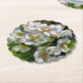 Dessous-de-verre En Papier Fleurs d'Apple (Incliné)