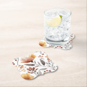 Dessous-de-verre En Papier Fleurs Floral Pattern Sublimation-95653 (En situation)