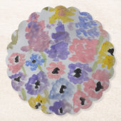 Dessous-de-verre En Papier Fleurs sauvages d'été (Devant)