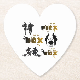 Dessous-de-verre En Papier Flex. Hex. Vex. Sorcières Body Positive & Diverses