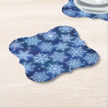 Flocons de neige de magie hivernale Ciel bleu prof