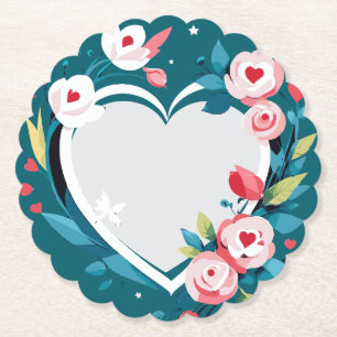 Dessous-de-verre En Papier floral