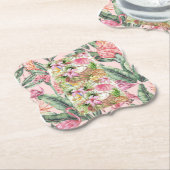 Dessous-de-verre en papier flowers (Incliné)