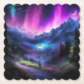 Dessous-de-verre En Papier Forêt enchantée (Devant)