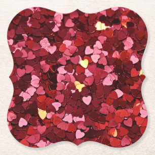 Dessous-de-verre En Papier Formes cardiaques Texture-20622