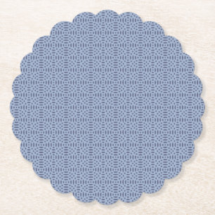 Dessous-de-verre En Papier formes circulaires motif sans couture