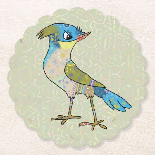 Dessous-de-verre En Papier Fou Vogel (Devant)