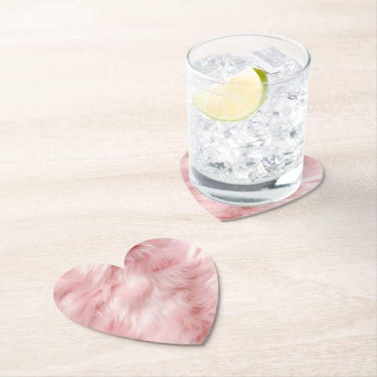 Dessous-de-verre En Papier Fourrure Fruite Fruite Rose Fruit (En situation)