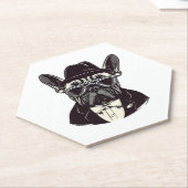 Dessous-de-verre En Papier Frenchie The Gangster (Incliné)