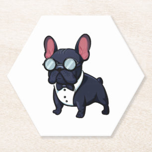 Dessous-de-verre En Papier Frenchie The Gentlemen