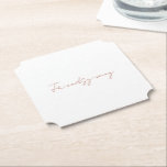Dessous-de-verre En Papier Friendsgiving Fall Cinnamon Text Thanksgiving<br><div class="desc">Dessous de verre de Thanksgiving. Fond blanc. Texte de la cannelle.</div>