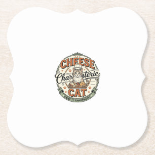 Dessous-de-verre En Papier Fromage Charcuterie Chat Fromage Charcuterie Chat