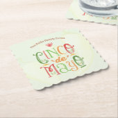Dessous-de-verre En Papier Fun Cinco de Mayo (Incliné)