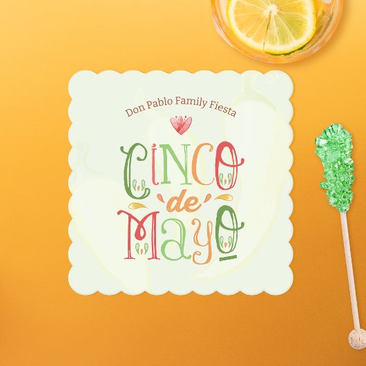 Dessous-de-verre En Papier Fun Cinco de Mayo