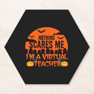 Dessous-de-verre En Papier Funny Enseignant virtuel